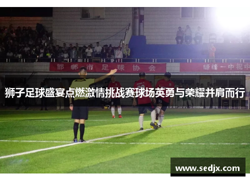狮子足球盛宴点燃激情挑战赛球场英勇与荣耀并肩而行