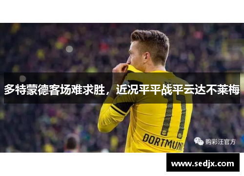 多特蒙德客场难求胜，近况平平战平云达不莱梅